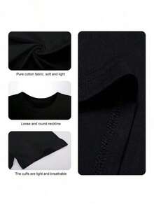 Women T-Shirts - Black - View 6