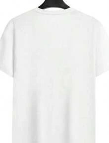 Billie Hit Me Hard & Soft Poster T-Shirt (With Backprint)Summer Tops Going Out Top T Shirt Black Top White Top Summer T Shirts Summer Outfit For Women - 白色 3 - 查看 6