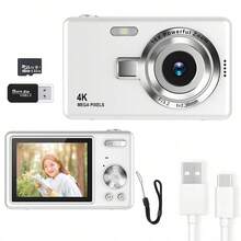 50MP Auto Focus 4K Face Detection 2.4" 16X Zoom Rechargeable Pocket Cinema Digital Video Camera - View 17