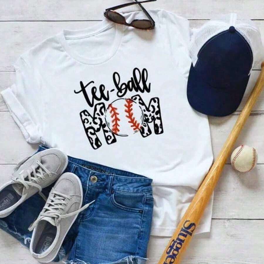 Personalized WILDCATS T-Shirt, Mascot Sportswear For Baseball, Soccer, Floral Initials, Teachers, Back To School, Mom T-Shirt, Breathable And Comfortable - White 3 - View 1