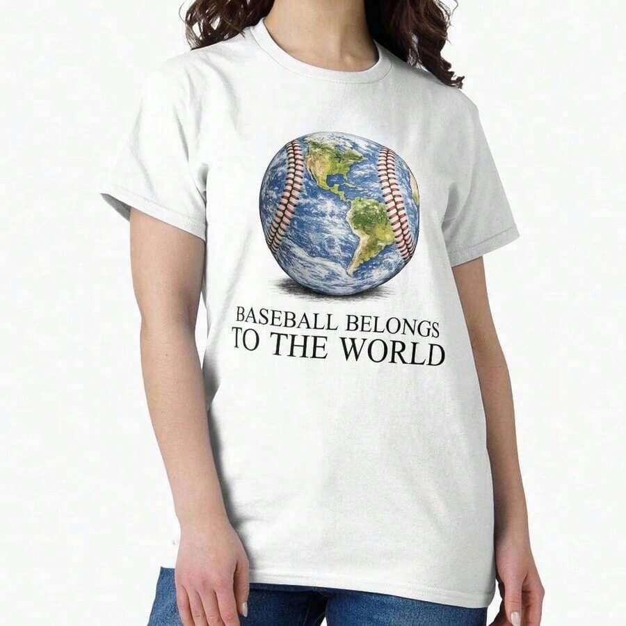 Dodgers World Series Champions T-Shirt - Unisex Baseball T-Shirt. Suitable As A Gift. Women's T-Shirt. Elegant Blouses. Boho Chic. Soft, Breathable, And Comfortable Women's Top, Ideal For Spring, Summer, And Fall, Perfect For Vacations, Travel, And Everyday Wear. - 白色 5 - 查看 1