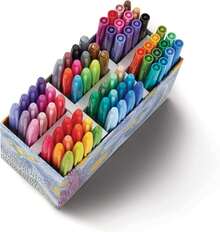 Sharpie - Permanent Markers, Maximum Pack, Assorted Colors, 72-Count - sliver-8pcs - View 4