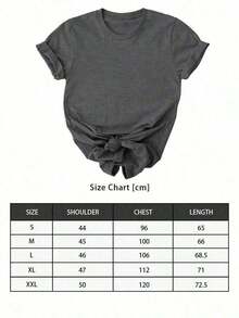 2026SummerELYSIAN WEAR Camiseta de Mujer 180G, Corte Holgado Casual, Cuello Redondo, Manga Corta, Estampado Gráfico con la Frase divertida "Puede que sea relajada, pero puedo inclinarme hacia adelante muy rápido". Ideal para uso diario, cómoda y suave, de mezcla de algodón, adecuada para mujeres que aman el humor y el estilo relajado. Camisetas gráficas holgadas y cómodas. - Azul Marino - Ver 3