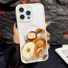 マグネット式黄ばみ防止 | 高級感あふれる2in1アクリルマグネット式スマホケース！スタイリッシュで手触りも良く、実用的な保護機能とマグネット式・耐衝撃設計を融合させた、高級感あふれるケースです。 ベーグルバターケース  11  17e 手机壳  17e 手机壳 家族、恋人、友人、そして子供たちへのプレゼントに最適です。  17 Pro/13 Pro Max/15/14 Plus/16e/11 Pro Max/17e/12/16/14 Pro Max/ 13 pro/15 Pro Max/12 Pro Max/14 Pro/16 Pro Max/14/Apple  Air/15 Pro/16 Plus/13/16 Pro/15 Plus/17 Pro Max/12 Pro/17/11 Pro - ホワイト - チェックする 32
