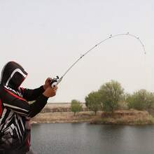 Carbon Fiber White Fishing Rod - High Strength - Available In Various Sizes, With Options For Casting And Landing Rods - Features A Comfortable EVA Grip, Sensitive Rod Action, And Quick Fish Retrieval - Suitable For Outdoor Fishing Activities - Casting - View 10