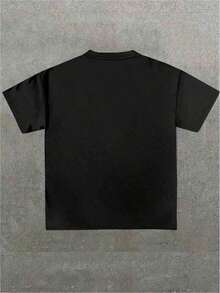 [ flash oferta] Camisa Negra con Estilo de Zoe,Camiseta casual de cuello redondo y manga corta con estampado,adecuada para uso diario en primavera y verano,unisex playeras casuales de mujer - Estilo - Ver 2