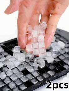 1pc Small 160-Cavity Silicone Tray, Excellent Cold Resistance And Durability. Suitable For Ice Molds And Pudding Molds, Can Be Used In Homes, Bars, Etc. Mold, Home Goods, Home, Kitchen, Ice Cubes, Holiday Essentials, Summer, Soft And Fluffy, Garden. - Multicolor - View 14
