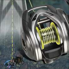 HASIDA Vector 7.2:1 高齿轮比远投 163g 超轻碳纤维机身 5kg 刹车力 6+1 轴承路亚卷线器 - Vector - 查看 6