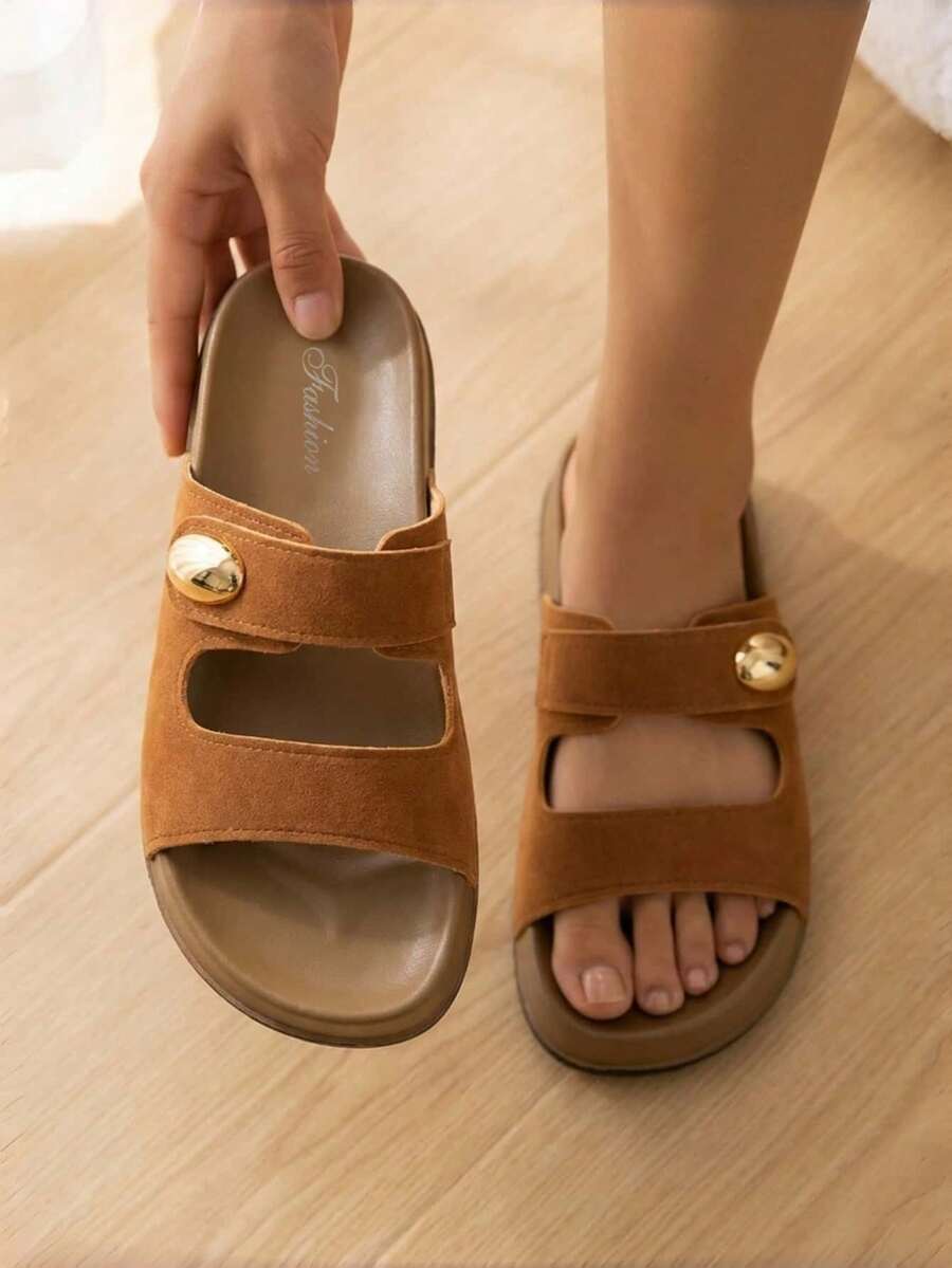 Zapatos de mujer color caqui, sandalias cómodas para mujer, pantuflas de verano, playa, vacaciones, sandalias de playa, zapatos, pantuflas de mujer con punta abierta y suela gruesa sin cordones, pantuflas de mujer con suela gruesa color blanco, sandalias de mujer, verano, pantufla, نعال, Kuku, playa, صندل, planos, pantuflas de playa, سلبر, حذاء>صندل, Birkin Stock, botas cómodas para mujer