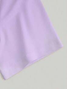 Camiseta de manga corta con estampado floral degradado casual, verano - Multicolor 4 - Ver 4