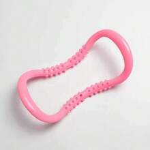 1 pieza Anillo de yoga ergonómico estirador de espalda con puntos de masaje, anillo de pilates de arco doble para alivio del dolor de cuello, hombros y espalda baja, rodillo de masaje corporal de tejido profundo y herramienta de entrenamiento de flexibilidad - Multicolor - Ver 8