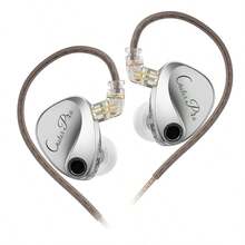 KZ Castor/Castor Pro - In-Ear Monitor Earphones, HiFi Premium Bass Earphones, Advanced Bass Version Harman Sound, Adjustable Sound, Noise Isolation IEM, Dual Dynamic Driver Wired Earbuds, 2PIN-C Detachable Cable, Suitable For Singers And Musicians (Silver/Black) - Castor Pro Silver - View 14