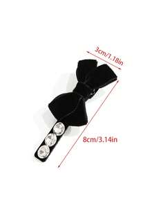 Jepit Rambut Plain - Hitam - View 8