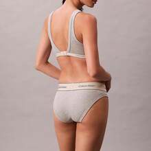 Calvin Klein Heritage Cotton Stretch Bikini QF8598 - Grey Heather - 查看 2