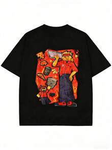 Camiseta Vintage Nueva 2026| Camiseta unisex de manga corta con cuello redondo, con el logotipo de Forsaken, corte clásico, tela suave y cómoda de alta calidad, adecuada para uso casual y deportivo, además de ser una excelente camiseta de colección.camisas de mujer sudaderas para mujer sueter blusa casual mujer verano vestidos de graduación - Negro - Ver 6