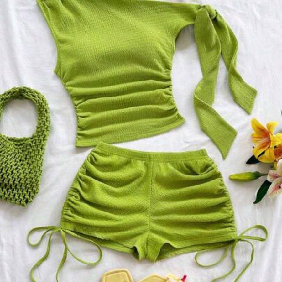 Women Blouses & Shirts - Green - View 1