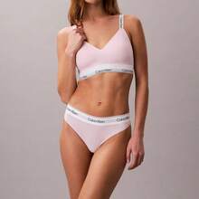 Calvin Klein Calvinklein Icon Cotton Modal Lightly Lined Bralette QF8504 - 粉紅搖籃 - 查看 2