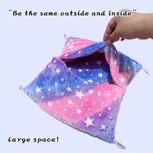 2025 New Hamster Hammock, Envelope-Style Sleeping Space, Suitable For Hamsters, Guinea Pigs And Sugar Gliders, Small Pet Hanging Sleeping Bed, Plush Soft Bed, Suitable For All Seasons - View 12