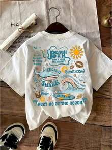 Summer Clothing, 1 Piece, Women's T-Shirt With Zion National Park Graphic, Utah Landscape, Summer Vacation Style, Short Sleeve T-Shirt, Casual, For Outdoor Hiking - 白色 6 - 查看 1
