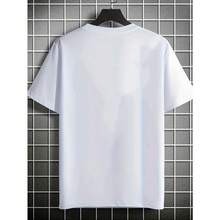 Camiseta con Gráfico de Balón de Fútbol para Hombre, Tallas Europeas |   Tela de alta calidad, cómoda, transpirable y ligera, ideal para amantes del fútbol, ropa casual para todas las estaciones. - Blanco - Ver 2