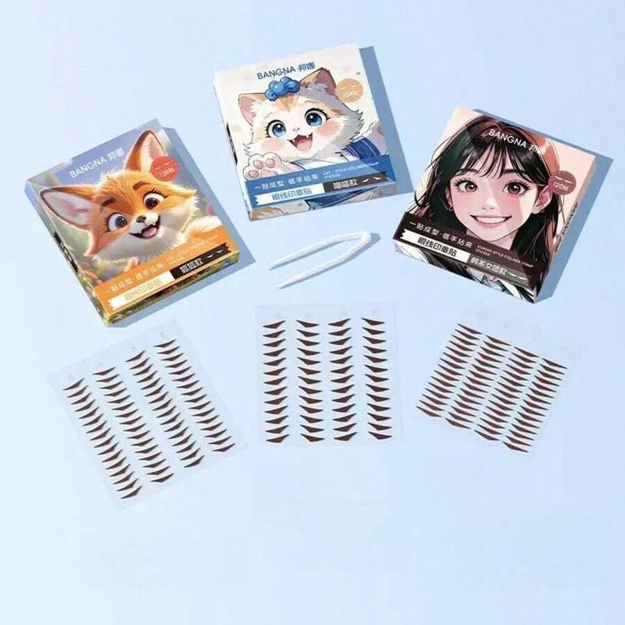 Eyeliner Stickers, Compatible With Most People, Easy To Use, Suitable For Home, Outdoor, Travel, Makeup Artists, Etc., Suitable For Gifts. - Multicolor - View 1