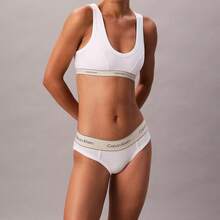 Calvin Klein Heritage Cotton Stretch Bikini QF8598 - 白色 - 查看 6