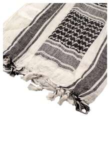 100% COTTON SHEMAGH, CONDOR BRAND - Black and White - View 3