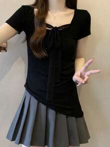 Women Tops - White - View 8