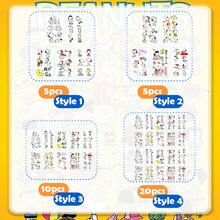 Snoopy Cartoon Tattoo Sticker - Cute And Popular Dog Design - Waterproof Sticker For Tattoos - Rectangle - View 11