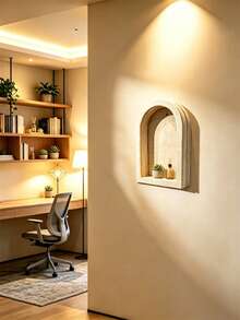 1pc/2pcs/3pcs Fashionable Arched Wooden Floating Wall Shelf, Minimalist Style Decor Wall Rack, Nordic Arched Wall-Mounted Shelf, Multi-Functional Easy Installation Space-Saving Storage Solution, Suitable For Bathroom, Bedroom, Living Room And Kitchen, Creative Birthday Gift (Random Color/Style) - Color/style Random - View 17