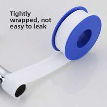 10/5pcs Blue Thread Sealing Tape - Leak-Proof, PVC-Free Plumber's Tape For Faucets, Hoses & Valves - Essential Home Repair & Workshop Tool With White Fluid Core, Pipe Connection Tape|Professional Blue Tape|Durable Sealing Tape - Multicolor - View 3