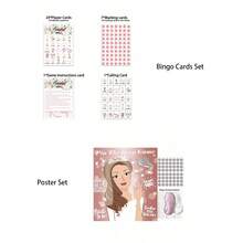 33pcs Rose Flower Pattern Wedding Bingo Game Card Set, Includes 24 Different Player Cards And 7 Marker Cards, Suitable For Bridal Shower, Wedding Guest Entertainment, Rose Themed Decor - View 8