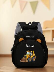 Customizable Name Message Backpack Featuring Mini Cartoon Bear, Back-To-School Season, Ideal For Daily School Dance Travel, Birthday Christmas New Year Gift For Girls Daughters, Personalized Gift, For Kids - Backpack - View 23