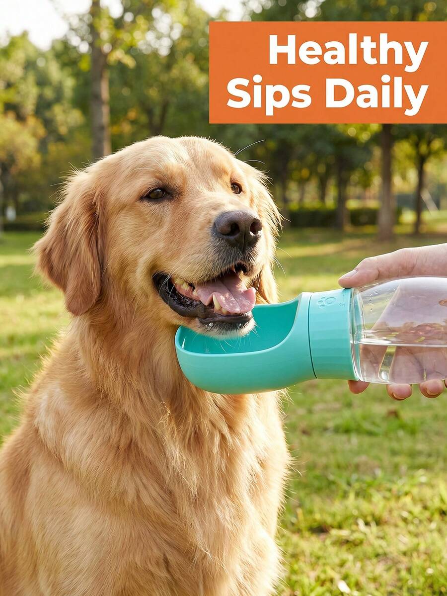 Pet Feeding Cup, Leak Proof Portable Pet Water Bottles For Dogs, Puppy Water Dispenser With Drinking Feeder For Travel(300ML)