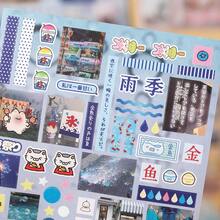 30pcs/Book, Vintage Graffiti Style Sticker Book, Fun Stationery Sticker Album, Scrapbook, Phone Case, Diary, Calendar, Greeting Card, Valentine's Day Gift, Real Graffiti Style Sticker Book, Street Art Painting, Creative DIY Pattern, Handmade Account Scene Decor, Retro Card Collage - Multicolor - View 9
