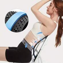 4-Level Adjustable Back Stretcher And Posture Corrector. Ergonomic Lumbar Support With Massage Function, Handles, Suitable For Upper And Lower Back, For Office, Car, Home Use. Back Stretcher, Posture Correction, Durable Structure - Multicolor - View 5