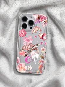 Floral And Butterfly Print Phone Case Compatible With IPhone And Galaxy, Protective Case With Christian Cross And Bible Verse - 多色 7 - 查看 8