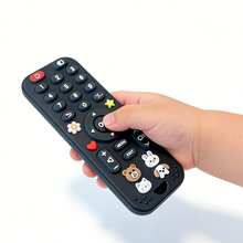 Baby Cartoon Remote Control Teether, Silicone Teething Toy, Infant Soothing Chew Toy - 黑色 - 查看 7