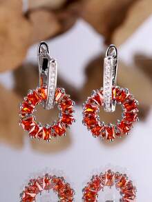 Vanel 2pcs Fashionable Hollow Butterfly Design Rainbow Color Earrings, Suitable For Casual, Party Wear, Stylish And Delicate - earrings - View 7