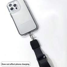 High-Quality Solid Color Adjustable Wide Phone Lanyard, Can Be Worn Diagonally Across The Body To Prevent Phone Loss, Simple Design Also Suitable For Wearing Around The Neck, Fits Various Smartphone Cases - Multicolor - View 10