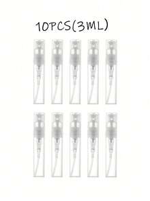 5/10/20pcs (2ML/3ML/5ML) Refillable Portable Perfume Spray Bottles, Mini Perfume Refillable Sprayer, Cosmetic Essence Water Storage Container, Perfume Spray Bottle, Perfume Spray Pump Box, Mini Pocket Perfume Sprayer, Refillable Perfume Dispenser Transfer Tool - Clear - View 15