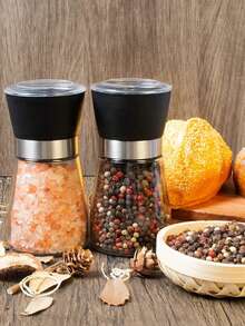 1/2/3/4pcs Manual Pepper Grinder,Pepper Grinder, Suitable For Home Or Kitchen, Home Decor, Party & Christmas Storage,Portable Kitchen Utensils Suitable For Outdoor Camping, Tent Travel, Hiking, Barbecues And Home Kitchens. (Random Color) - Multicolor - View 23