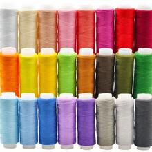 pince 24色缝纫线，DIY手工缝纫，纽扣修补，40/2涤纶线，适用于家用缝纫机，颜色随机 - 24色 - 查看 5