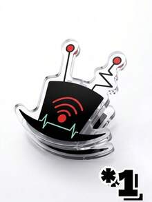 VOX Limited Edition Acrylic Double-Sided Clip | Creative Cartoon Desktop Stand Decor, High Transparency Collectible Accessory - Multicolor - View 8