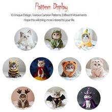 JOERBABU the little kangaroo Bobbie 502pcs/Roll Stiker Motif Kucing Lucu, 10 Gaya Berbeda, Label Pembungkus Kado Natal, Stiker Scrapbooking, Pembungkus Kado Planner, Dekorasi Kerajinan Kertas, Kado Pesta, Dekorasi Kotak Kado dan Stiker Hadiah - MultiWarna - View 6