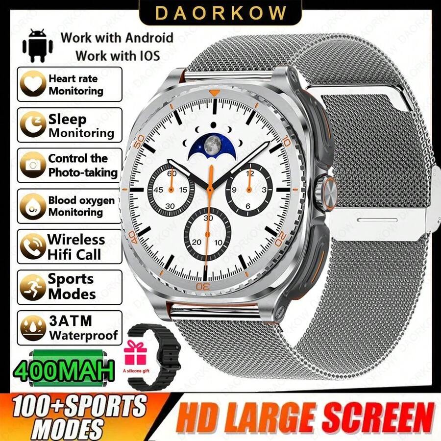 Smart Watches - Cinturón Malla Plata - View 1