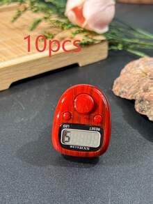 New Wood Grain Electronic Rosary Ring Counter, Atmospheric, Soft Large Button, Pressure Relief, Luminous Display, Low Power Consumption, Long-Lasting Coin Battery, Suitable For Prayer Counting, Fitness Tracking, Warehouse Inventory, Customer Flow Statistics, Eid Al-Adha Gifting And More Scenarios - Multicolor - View 17