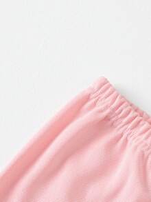 4pcs Girls Casual Shorts, Thin Fabric, Decorative Drawstring, Suitable For Girls & Boys Aged 4-12, Summer - Multicolor - View 5