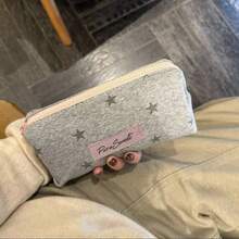 1个新款浅灰色星形铅笔盒，高品质简约便携大容量文具包，适合中小学生使用 - A - 查看 6