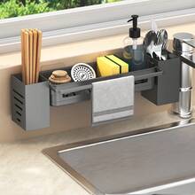 Wall Mounted Kitchen Racks - グレー - チェックする 1